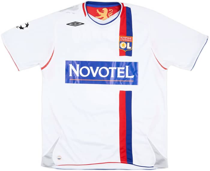 2006-08 Lyon Home Shirt Juninho #8 - 8/10 - (L)