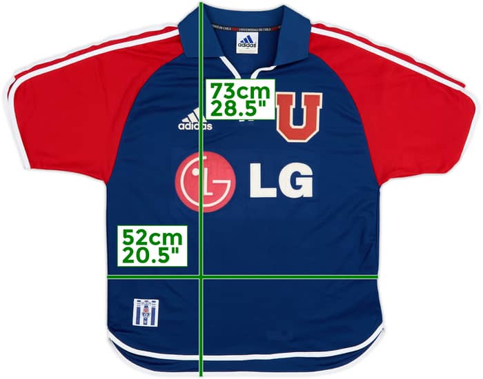 Camiseta de local de la Universidad de Chile 2001-02 #10 - 5/10 - (L)