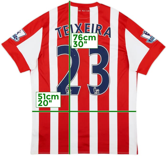 2015-16 Stoke City Home Shirt Teixeira #23 - 6/10 - (L)