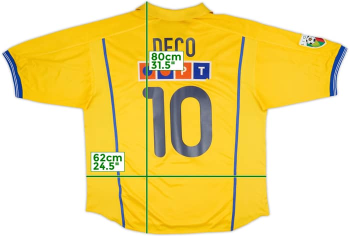 Camiseta de visitante del Porto 2000-01 Deco #10 - 6/10 - (XXL)