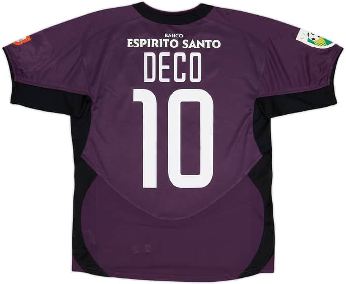 2003-04 Porto Away Shirt Deco #10 - 7/10 - (XL.Boys)