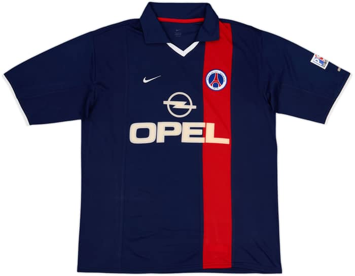 2001-02 Paris Saint-Germain Home Shirt Ronaldinho #21 - 8/10 - (L)