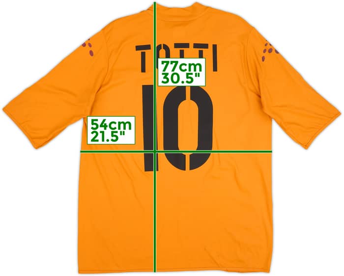 2003-04 Roma Third Shirt Totti #10 - 7/10 - (XXL)