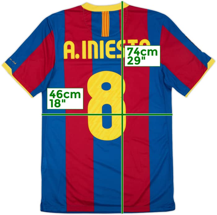 2010-11 Barcelona Home Shirt Messi #10 - 5/10 - (S)
