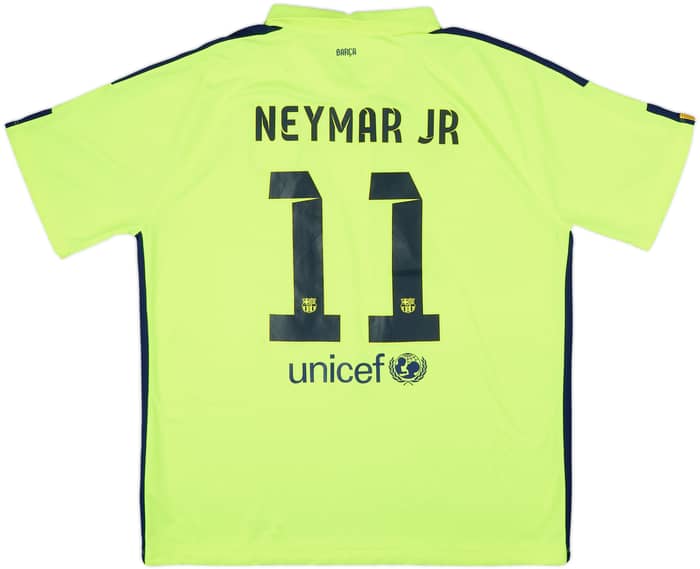 2014-15 Barcelona Third Shirt Neymar Jr #11 - 7/10 - (XXL)