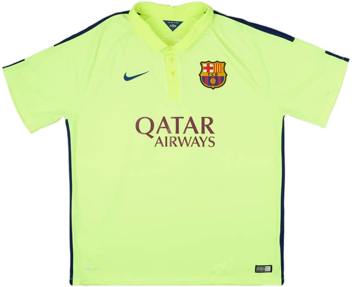 2014-15 Barcelona Third Shirt Neymar Jr #11 - 7/10 - (XXL)
