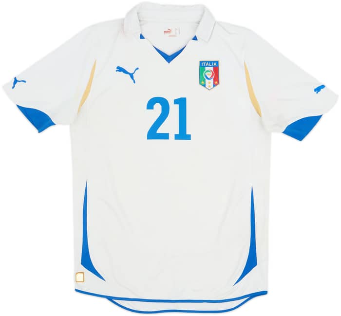 2010-12 Italy Away Shirt Pirlo #21 - 5/10 - (M)
