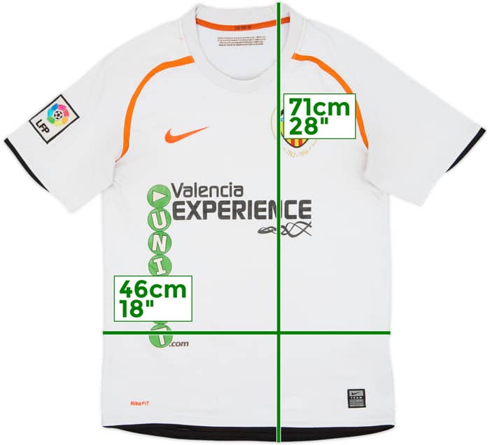 2008-09 Valencia Home Shirt - 5/10 - (S)
