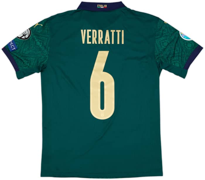 2019-20 Italy 'vs Greece' Authentic Third Shirt Verratti #6 (M)