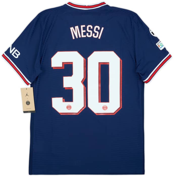 2021-22 Paris Saint-Germain Authentic Home Shirt Messi #30 (M)