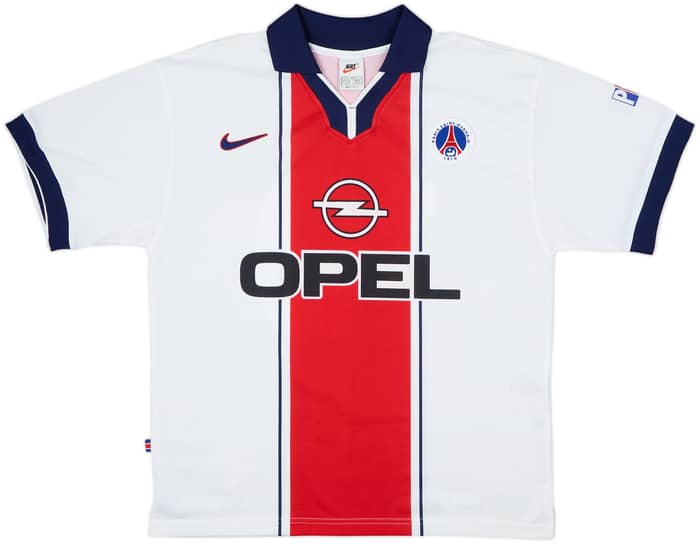 1997-98 Paris Saint-Germain Away Shirt Rai #10 - 8/10 - (M)