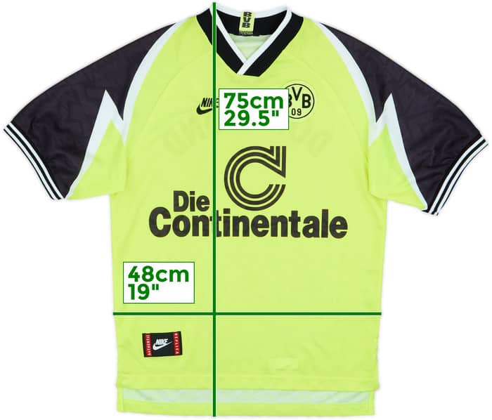 1995-96 Borussia Dortmund Camiseta Local - 8/10 - (S)