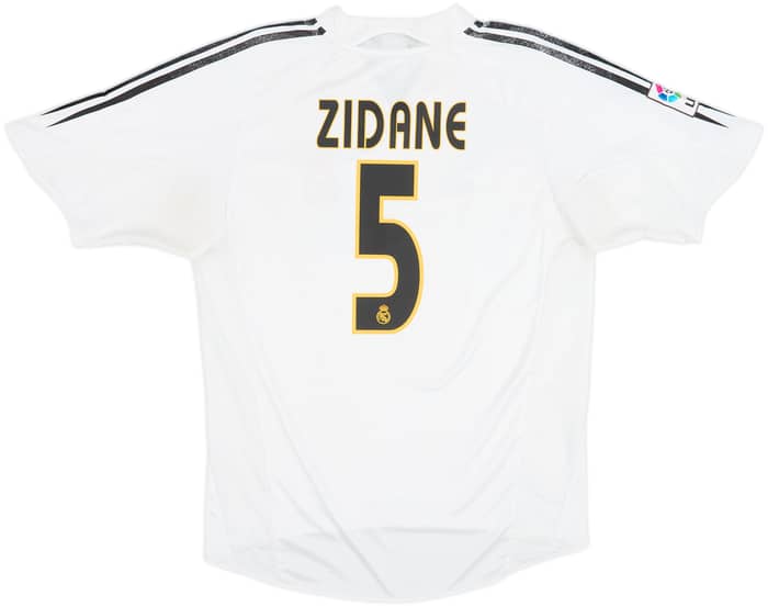 2004-05 Real Madrid Home Shirt Zidane #5 - 5/10 - (M)