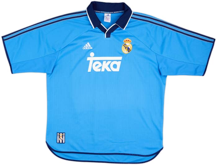 Camiseta de la tercera equipación del Real Madrid 1999-00 R.Carlos #3 - 8/10 - (XL)