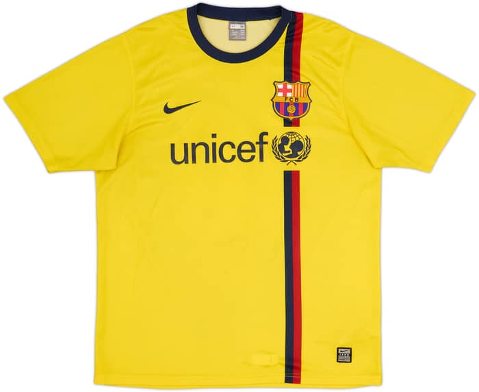 2008-10 Barcelona Basic Away Shirt Messi #10 - 8/10 - (M)