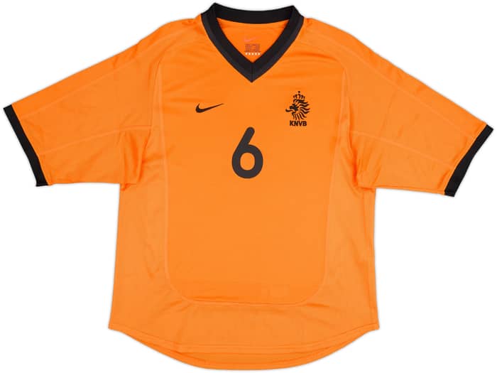 2000-02 Netherlands Home Shirt Seedorf #6 - 10/10 - (S)