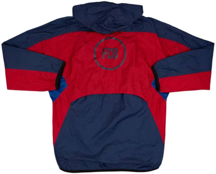 Chaqueta impermeable con capucha Nike del Barcelona 2000-01 - 8/10 - (S)