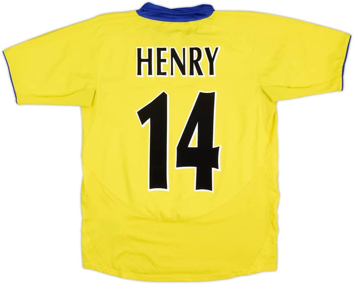 2003-05 Arsenal Away Shirt Henry #14 - 6/10 - (XL.Boys)