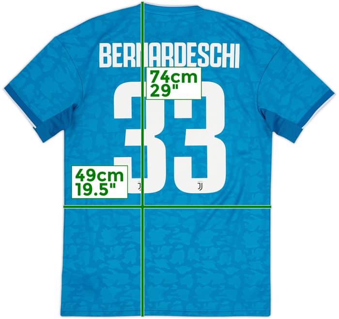 2019-20 Juventus Third Shirt Bernardeschi #33 - 9/10 - (S)