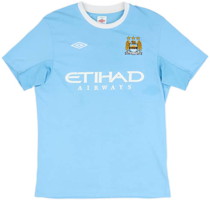 Camiseta de local del Manchester City 2009-10 Wright-Phillips #8 - 7/10 - (L)