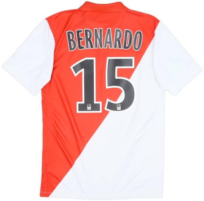 2014-15 Monaco Home Shirt Bernardo #15 - 7/10 - (S)