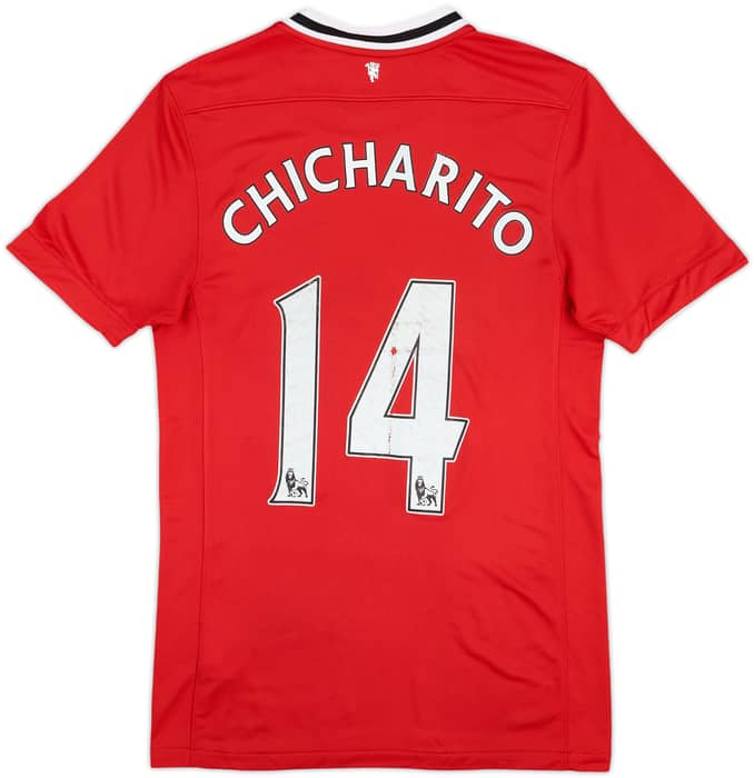 2011-12 Manchester United Home Shirt Chicharito #14 - 5/10 - (S)
