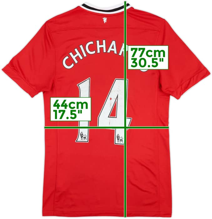 2011-12 Manchester United Home Shirt Chicharito #14 - 5/10 - (S)