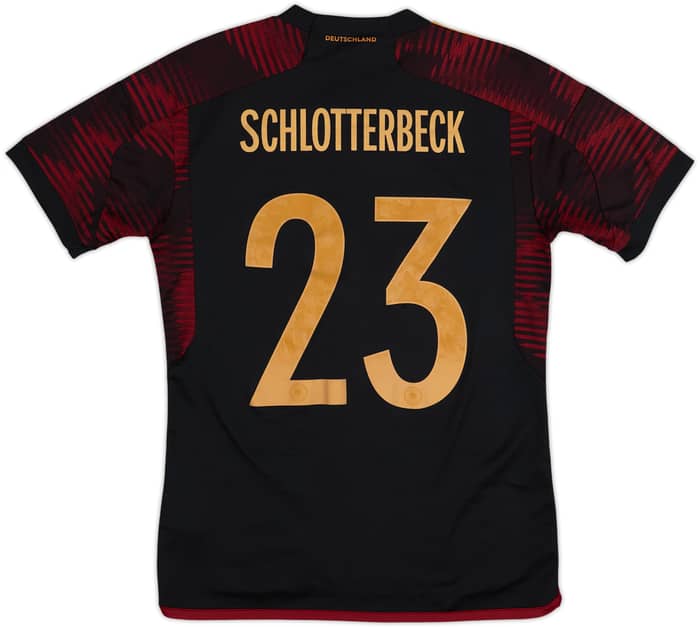 Camiseta de visitante de Alemania 2022-23 Schlotterbeck #23 - 6/10 - (S)