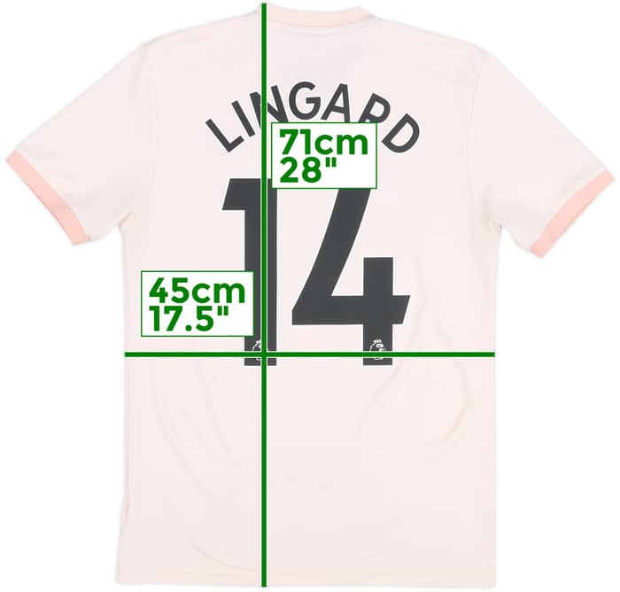 2018-19 Manchester United Away Shirt Lingard #14 - 8/10 - (S)