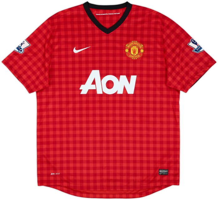 2012-13 Manchester United Home Shirt Rooney #10 - 7/10 - (XL)