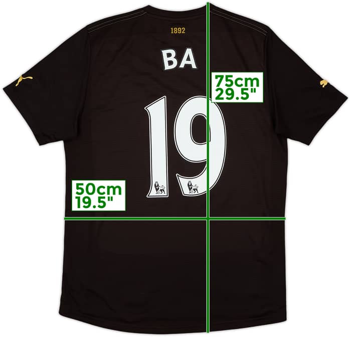 2011-12 Newcastle Third Shirt Ba #19 - 6/10 - (S)