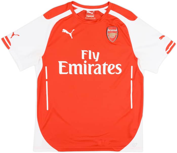2014-15 Arsenal Home Shirt Arteta #8 - 8/10 - (M)