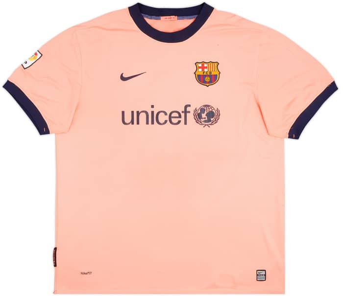 2009-10 Barcelona Away Shirt A.Iniesta #8 - 7/10 - (XXL)