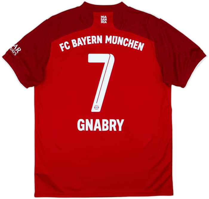 2021-22 Bayern Munich Home Shirt Gnabry #7 - 10/10 - (L)