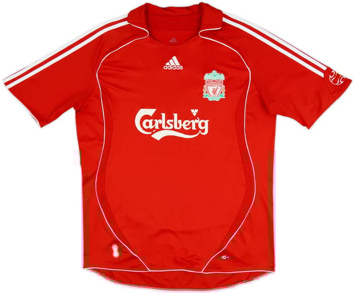 2006-08 Liverpool Home Shirt Gerrard #8 - 7/10 - (L)