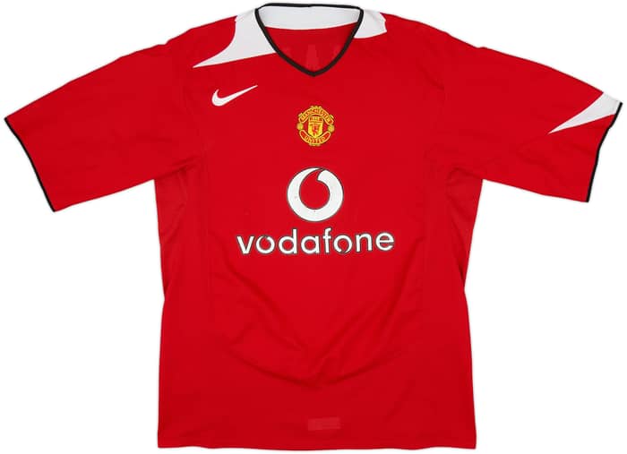 2004-06 Manchester United Home Shirt Ronaldo #7 - 6/10 - (L)