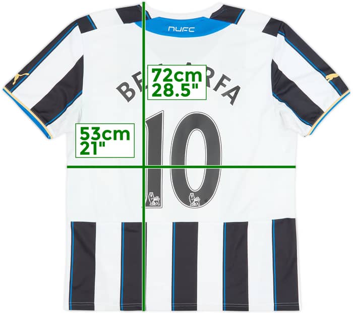 2013-14 Newcastle Home Shirt Ben Arfa #10 - 6/10 - (M)