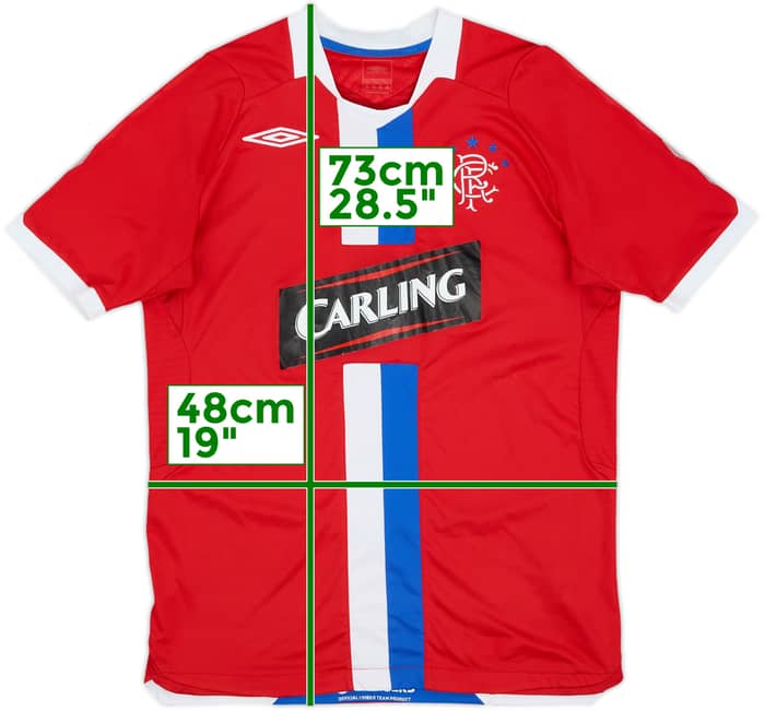 2008-09 Rangers Camiseta Tercera - 7/10 - (M)