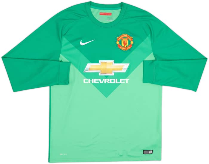 Camiseta de portero del Manchester United 2014-15 De Gea #1 - 8/10 - (L)