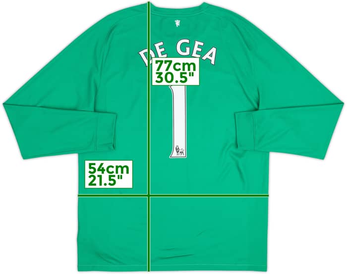 Camiseta de portero del Manchester United 2014-15 De Gea #1 - 8/10 - (L)