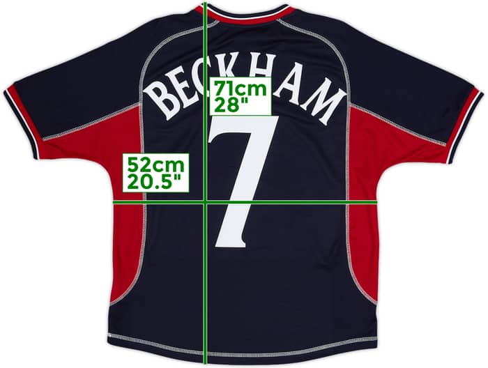 2000-01 Manchester United Third Shirt Beckham #7 - 9/10 - (Y)