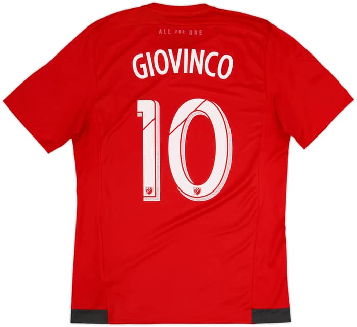 Camiseta auténtica de local del Toronto 2015-16 Giovinco #10 - 8/10 - (L)