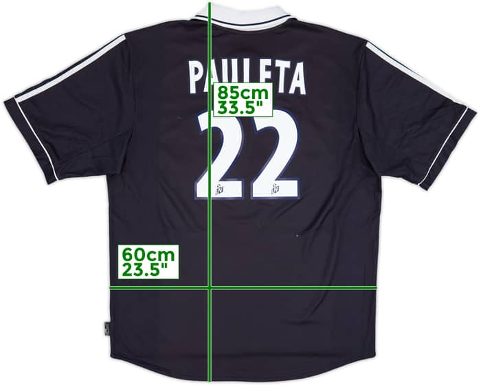 2000-01 Bordeaux Camiseta Local Pauleta #22 - 7/10 - (XL)