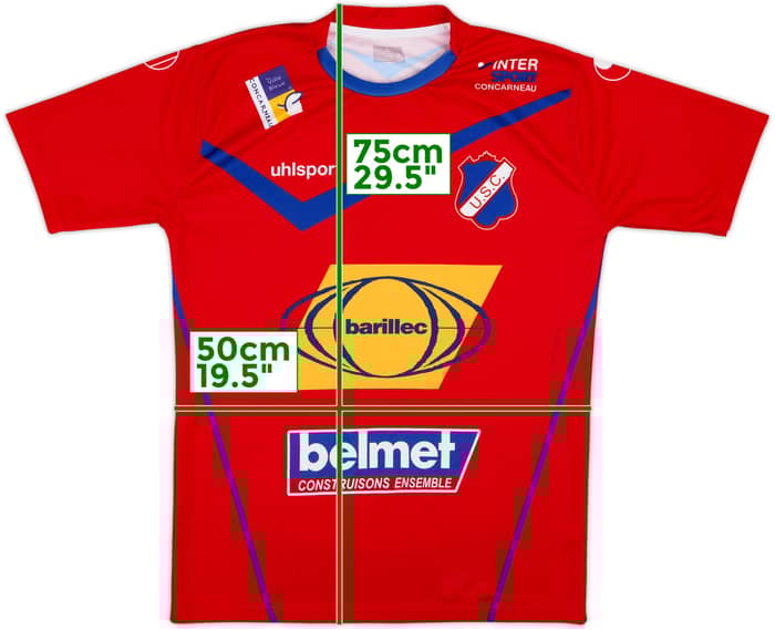 Camiseta de visitante de US Concarneau 2013-14 #8 - 6/10 - (L)