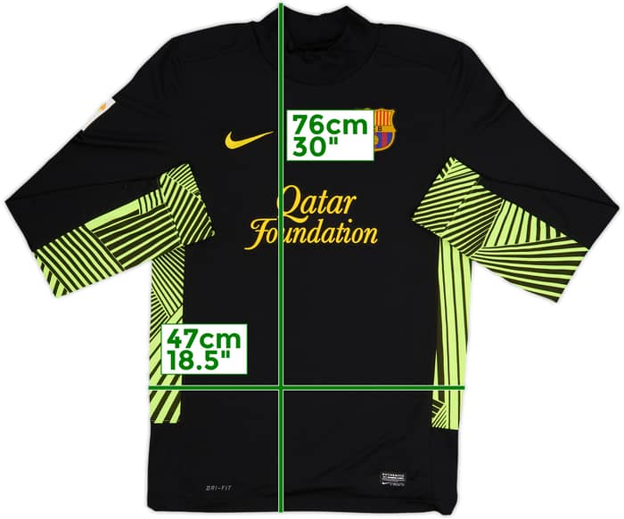 2011-12 Barcelona GK Shirt - 8/10 - (S)