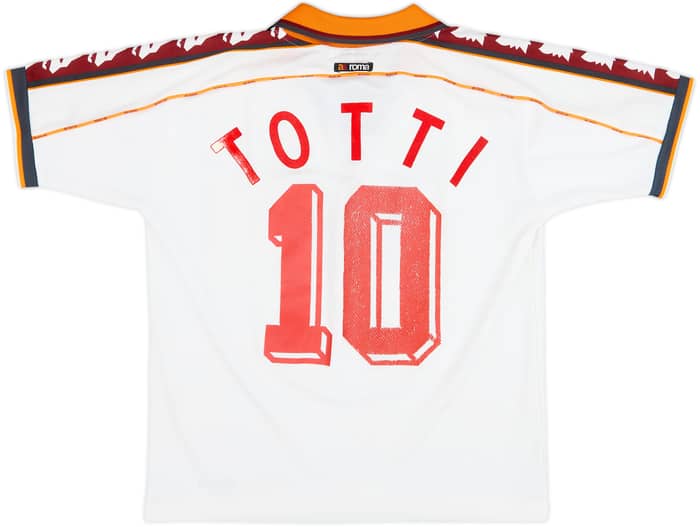 1998-99 Roma Away Shirt Totti #10 - 5/10 - (XL.Boys)