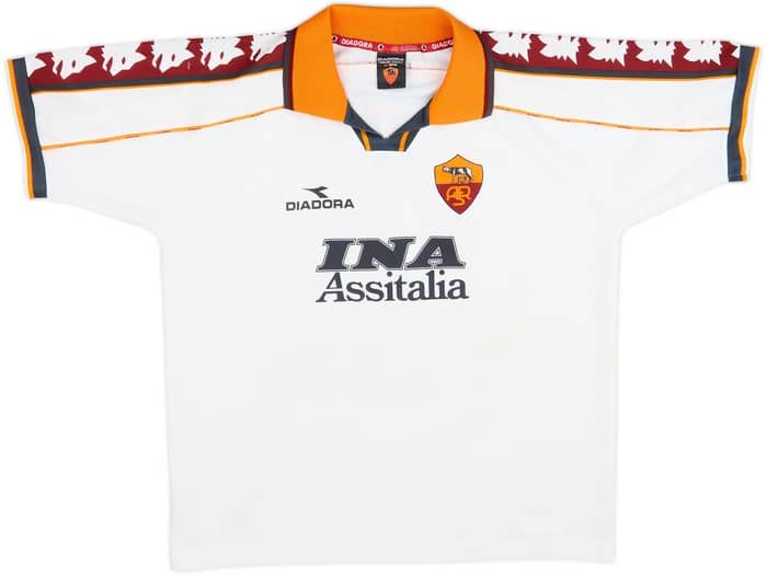 1998-99 Roma Away Shirt Totti #10 - 5/10 - (XL.Boys)