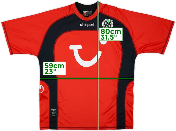 Camiseta de local del Hannover 96 2003-04 - 8/10 - (XXL)