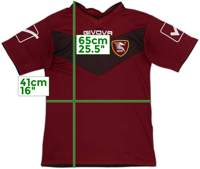 Camiseta Givova de entrenamiento de la Salernitana 2012-13 - 8/10 - (Niños L)