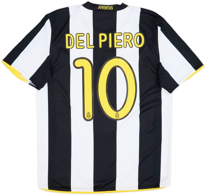 2008-09 Juventus Home Shirt Del Piero #10 - 8/10 - (M)